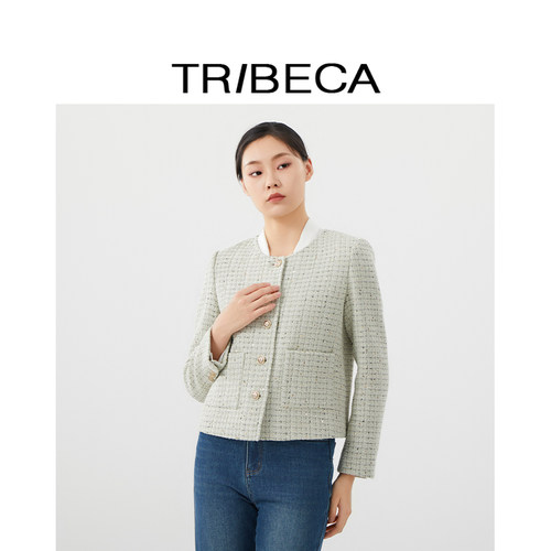 翠贝卡小香风外套T3518B01W535