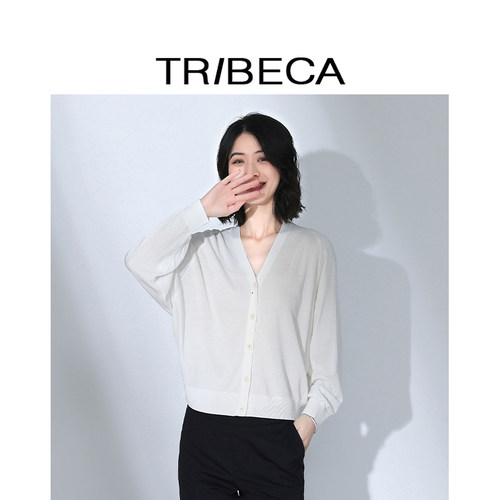 tribeca翠贝卡秋季新款针织开衫