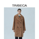 TRIBECA翠贝卡2024冬季 外套女 羊毛休闲颗粒绒长款 新款 商场同款