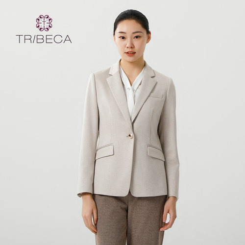 TRIBECA翠贝卡通勤长袖单扣西服