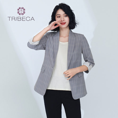 TRIBECA春季七分袖西服