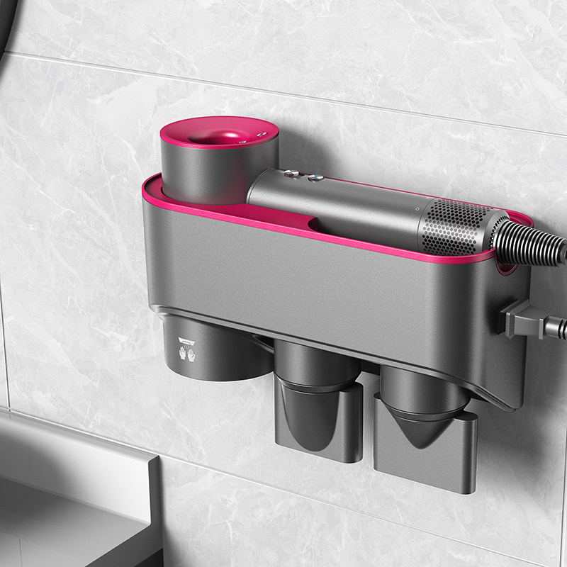 适配Dyson戴森吹风机支架挂墙免打孔干手收纳架电吹风挂架置物架