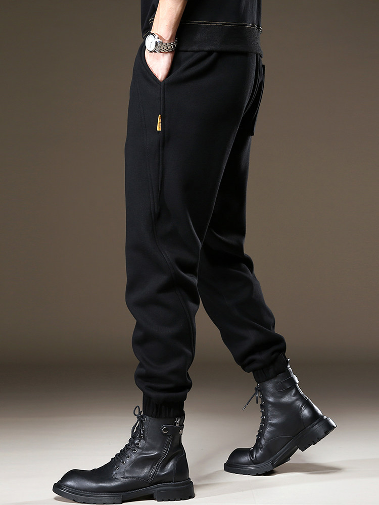 潮牌2025年新款休闲裤男百搭宽松潮流卫裤韩版束脚弹力哈伦运动裤