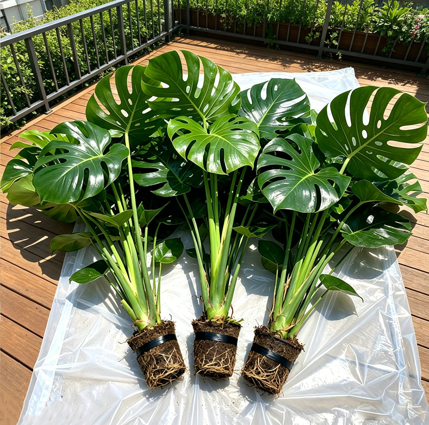 龟背竹客厅大盆栽大叶开背老桩提根植物室内大型绿植盆景净化空气图片
