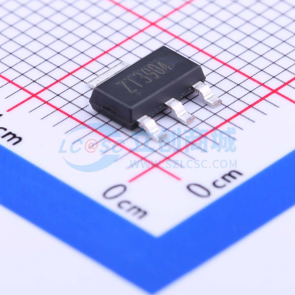 PZT3904 CJ(江苏长电/长晶) SOT-223-3 三极管 现货