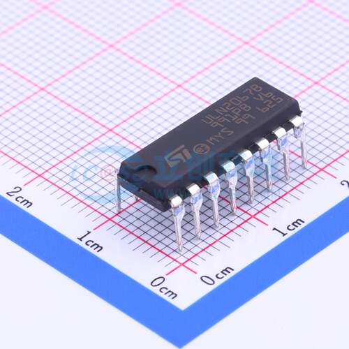 ULN2067B ST(意法半导体) PowerDIP-16 达林顿晶体管阵列 现货