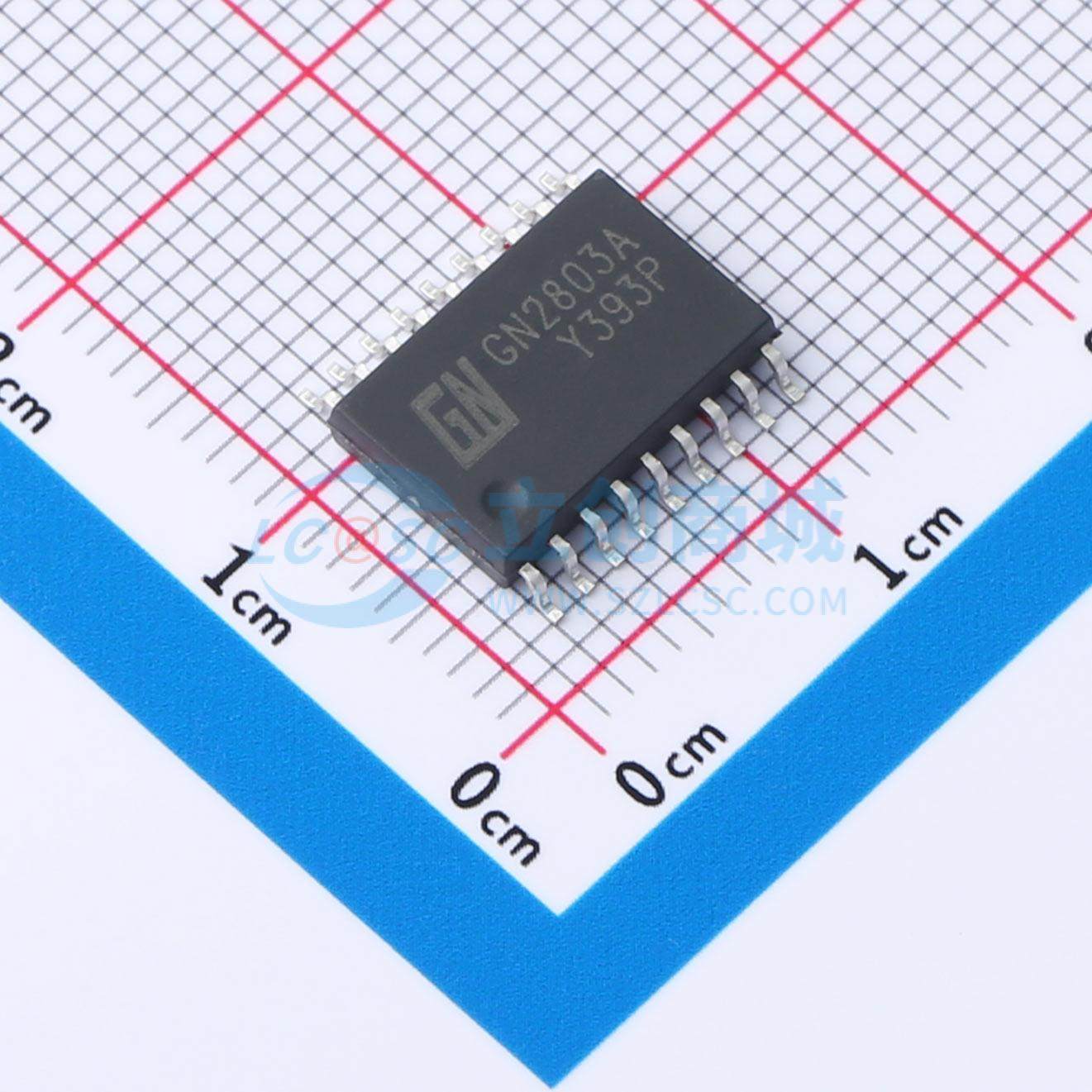 GN2803A GN(旌芯半导体) SOP-18 达林顿晶体管阵列 现货