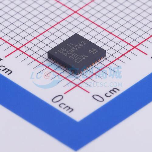 PCM5242RHBR VQFN-32-EP(5x5) 全新原装 TI(德州仪器)