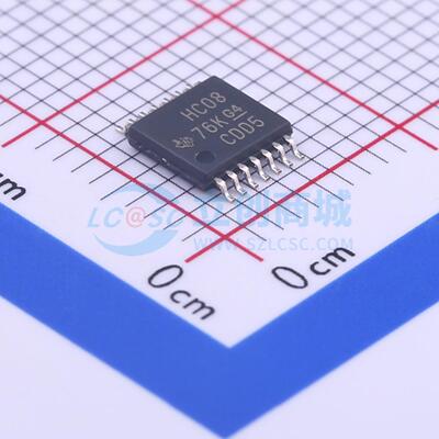 SN74HC08PWR TSSOP-14 全新原装 TI(德州仪器)