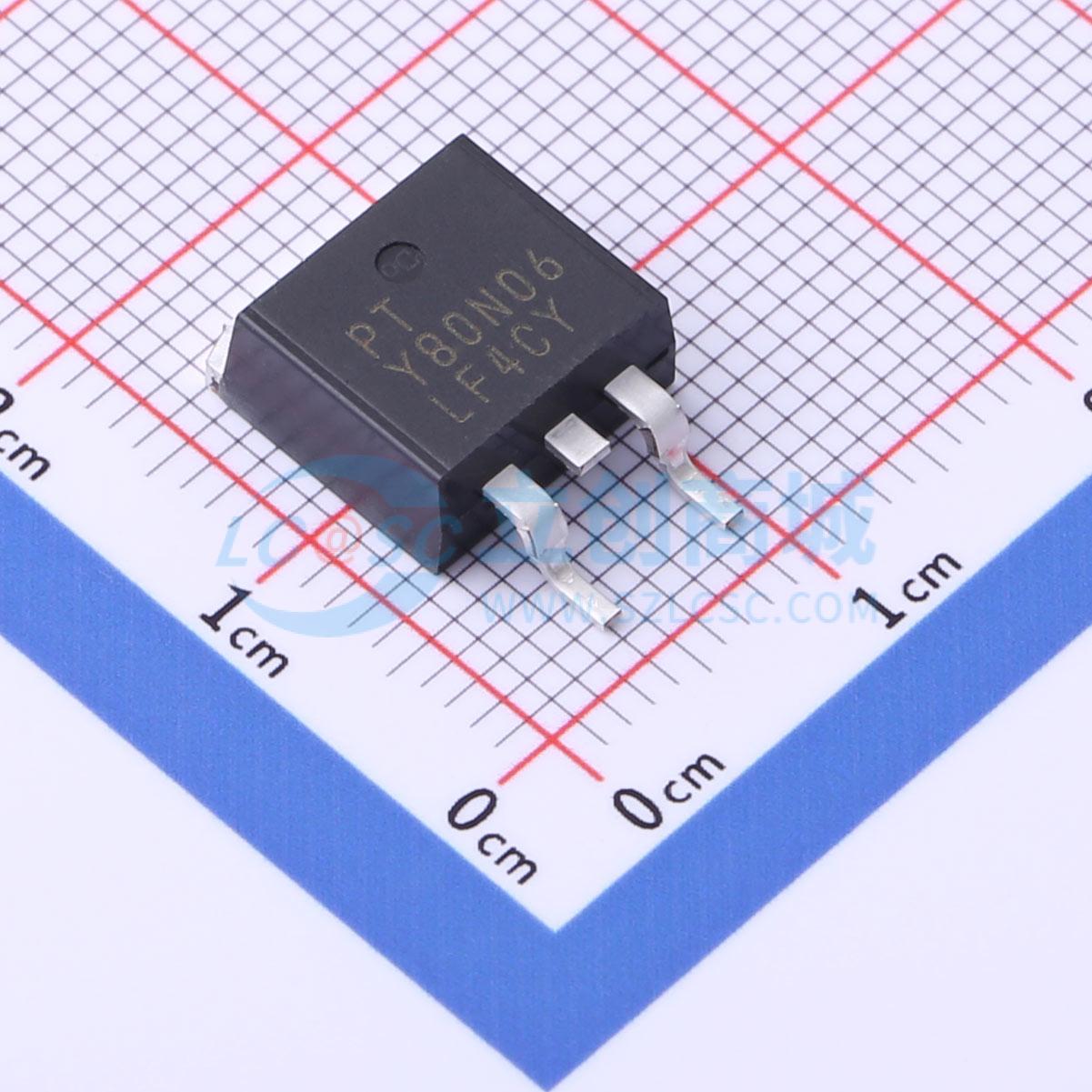 PTY80N06 PUOLOP(迪浦) TO-263-3 场效应管 现货