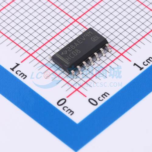 SN74HC08D SOIC-14 全新原装 TI(德州仪器)