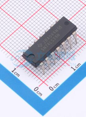 SN74LS38N PDIP-14 全新原装 TI(德州仪器)