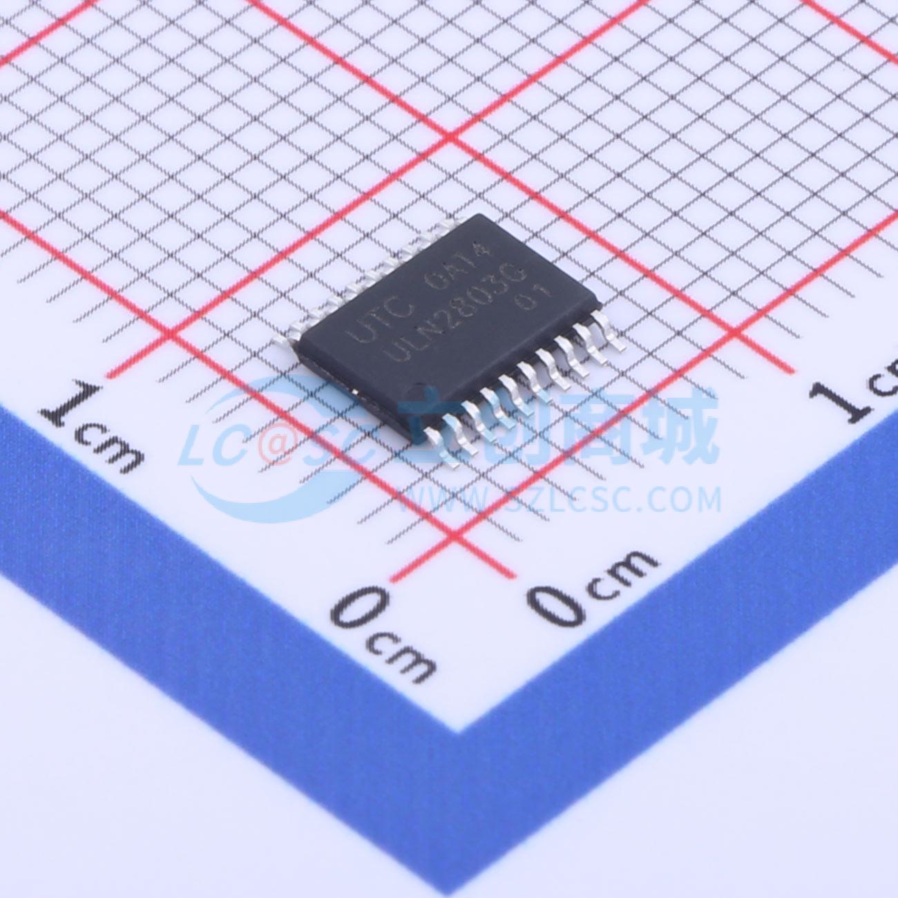ULN2803G-P20-R UTC(友顺) TSSOP-20 达林顿晶体管阵列 现货