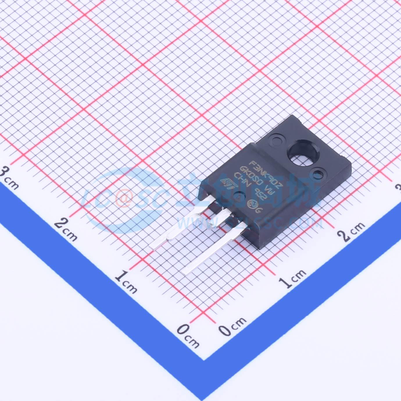 STF3NK90Z(046Y) ST(意法半导体) TO-220FP-3 场效应管 现货