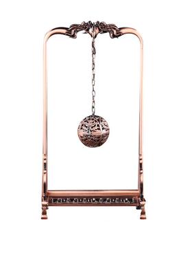 沉厂家货源CTT金法门镂合空香薰球檀香熏香香球香囊粉炉车挂香炉