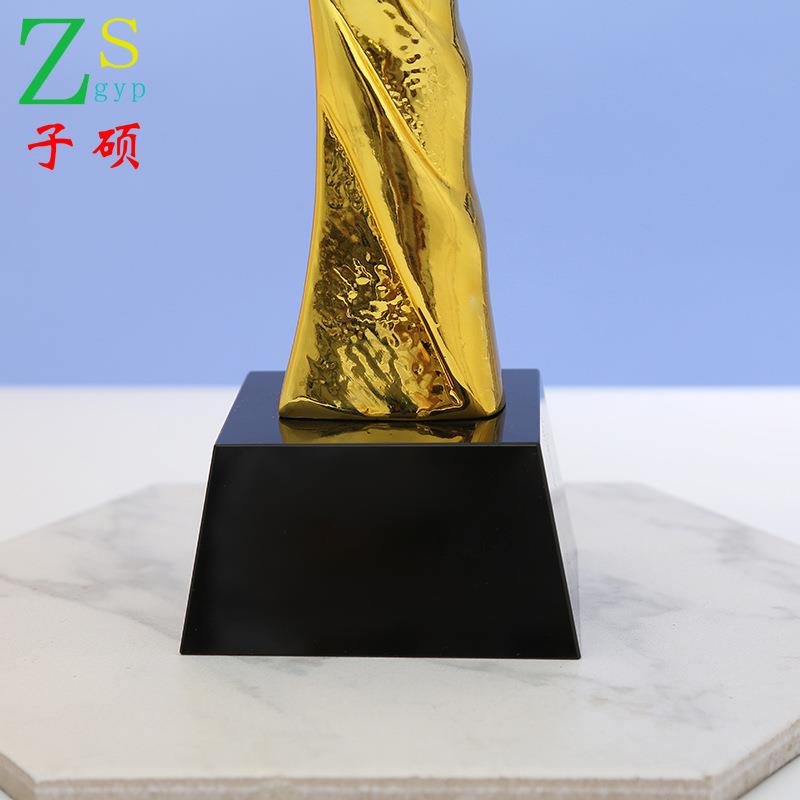 金牛奖树脂奖杯摆件跑步比赛纪念品学生运动会礼品公司员工颁奖