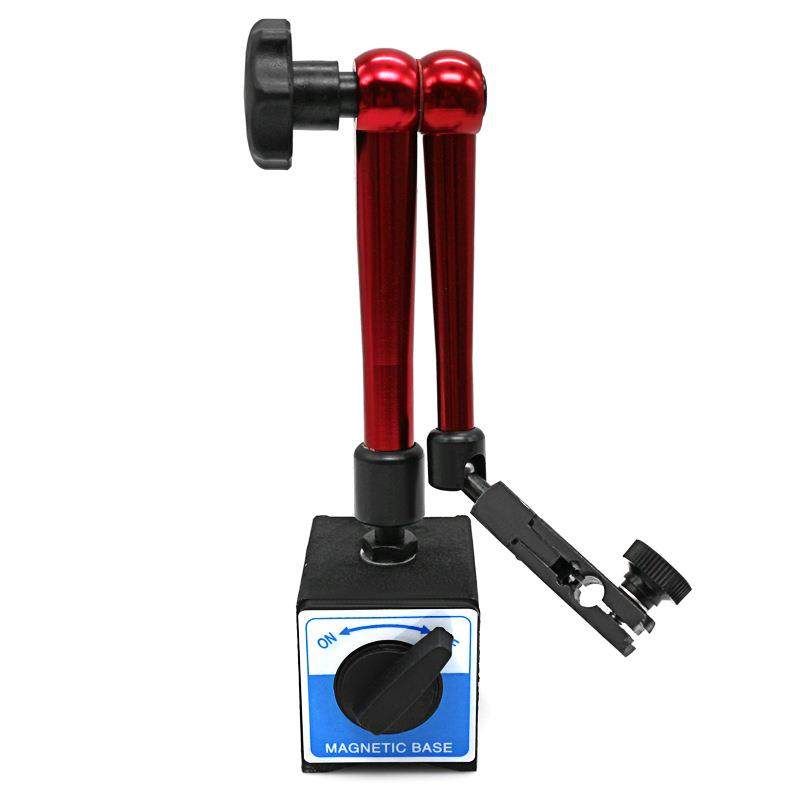 红色机械大表座万向表座微调磁性表座百分表表座杠杆百分表座