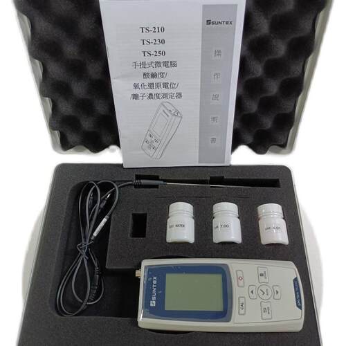 TS-250便携手提式微电脑pH/ORP/ION检测定仪单机套装