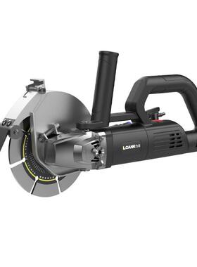 力川片无刷开槽机机水型电工安装混单凝土72712一次成无尘切墙线