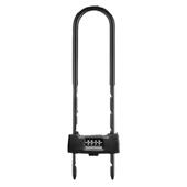 玻璃门锁锁形密码 U型防盗锁U头办公家用室挂锁防撬U型电动车大门