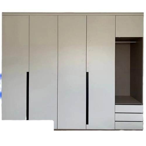 广东全屋定制衣柜家具工厂现代轻奢简约风格衣帽间卧室柜子定做床