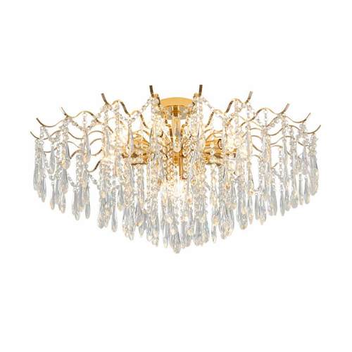 现代客厅吊灯2025年新款轻奢大气高级感法式主卧室餐厅水晶灯