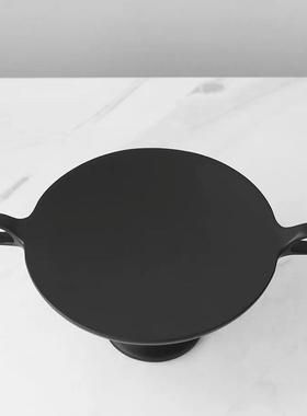 几现代原创设样计实木托盘收纳置物果糕盘零食点QXT盘板间民宿茶