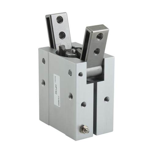 型手指气缸HFY16平行导轨夹爪手指气缸气爪开闭型气动气缸