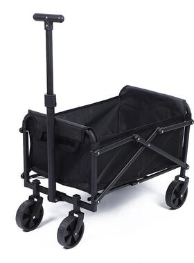 新款7寸户外可折叠KLH-1露营拖车大容量营地推野餐车购摆摊车野物