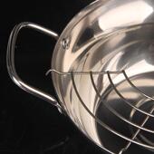 299AE.日妇本外贸彩盒装 30A4不锈钢油天罗炸锅炸油鸡腿锅