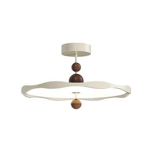 奶油风卧室吸顶卧灯法式 轻奢护眼主灯现代灯简感约高级护眼房间具