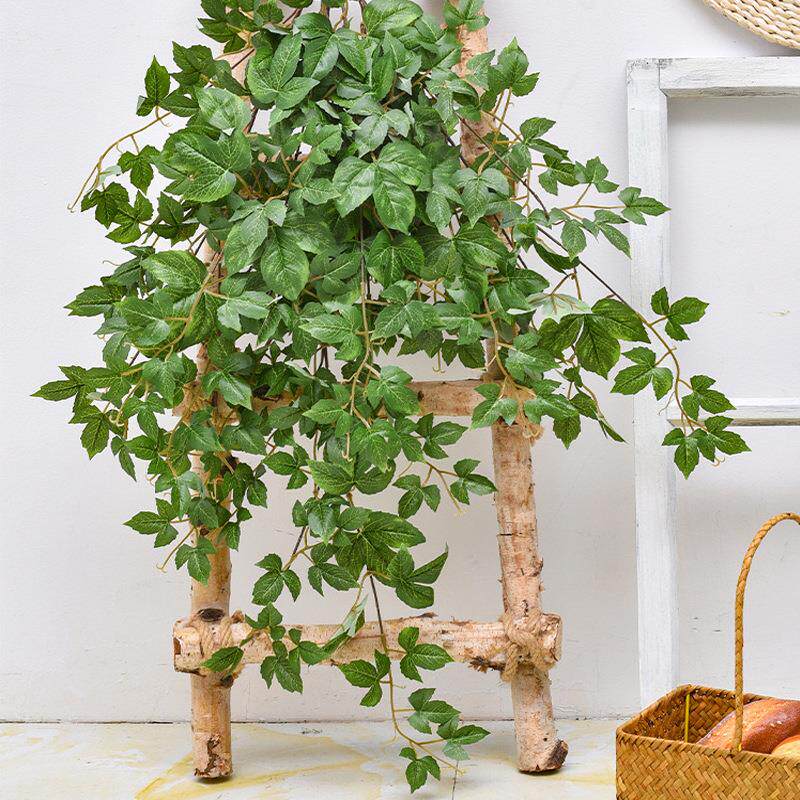 仿真常春藤条壁挂墙面装饰植物墙装饰绿植壁挂吊篮装饰花植物装饰
