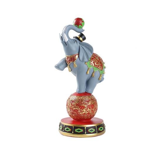 新客品马戏团大象创柜意摆件家居厅电装视玄关高RDW047、档饰品工