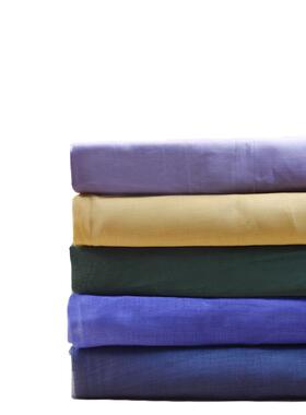 纯亚麻9*9麻料面竹节麻纯色亚麻裤ZAI布料夏纯季子西装面料纯麻