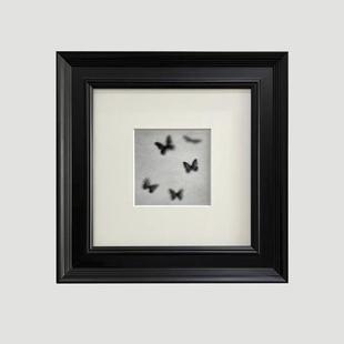 复古HY 398众极简单色艺术摄组合厅背景墙样影板房书房挂画餐小装