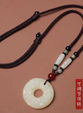 双面雕刻貔貅吊坠本命年招财项链转运皮丘男女时尚挂件毛衣链