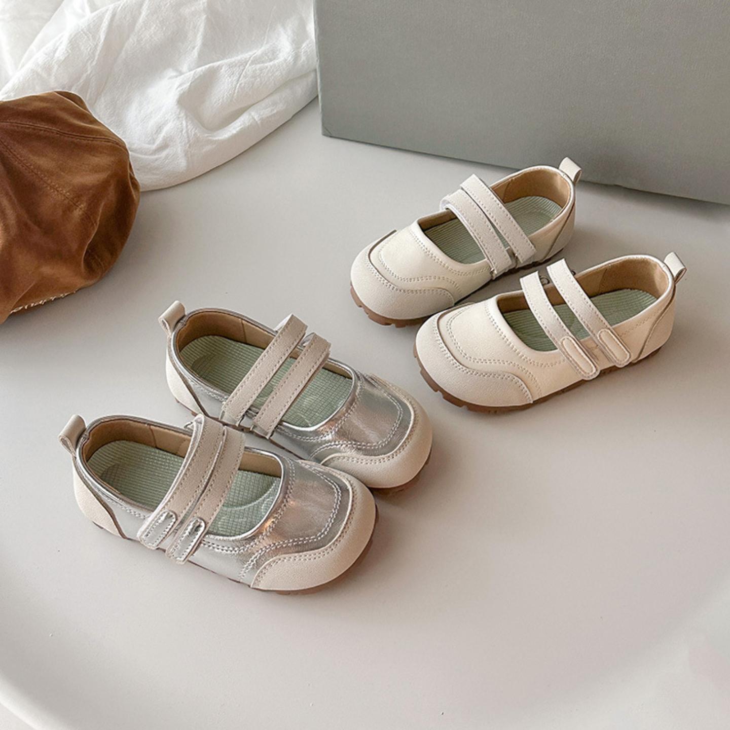 女童小皮鞋2025新款公主风软底单鞋配裙子中大童女孩平底鞋儿童鞋