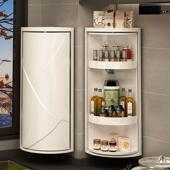 厨房调料收纳置物架壁挂旋转多功能调味品整理神器台面转角储物柜