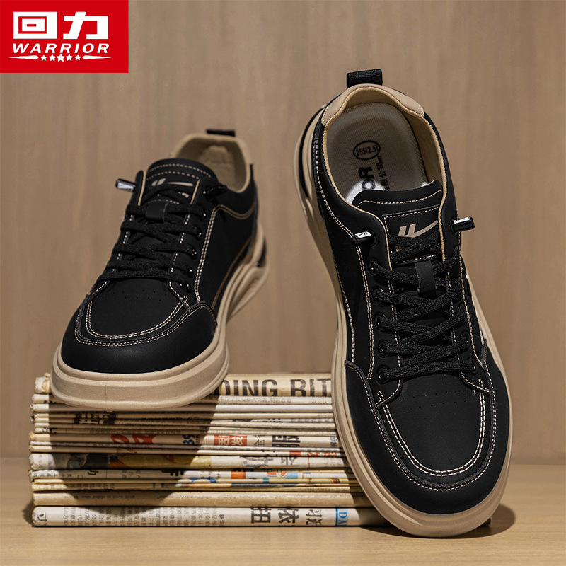 回力男鞋2025新款小黑鞋