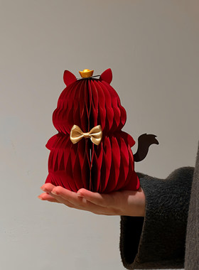 新年装饰马年吉祥物蜂窝