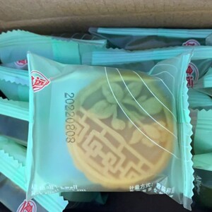 新日期食远蔓越莓双色三味冰沙绿豆糕手工板栗糕绿豆饼软糯清甜