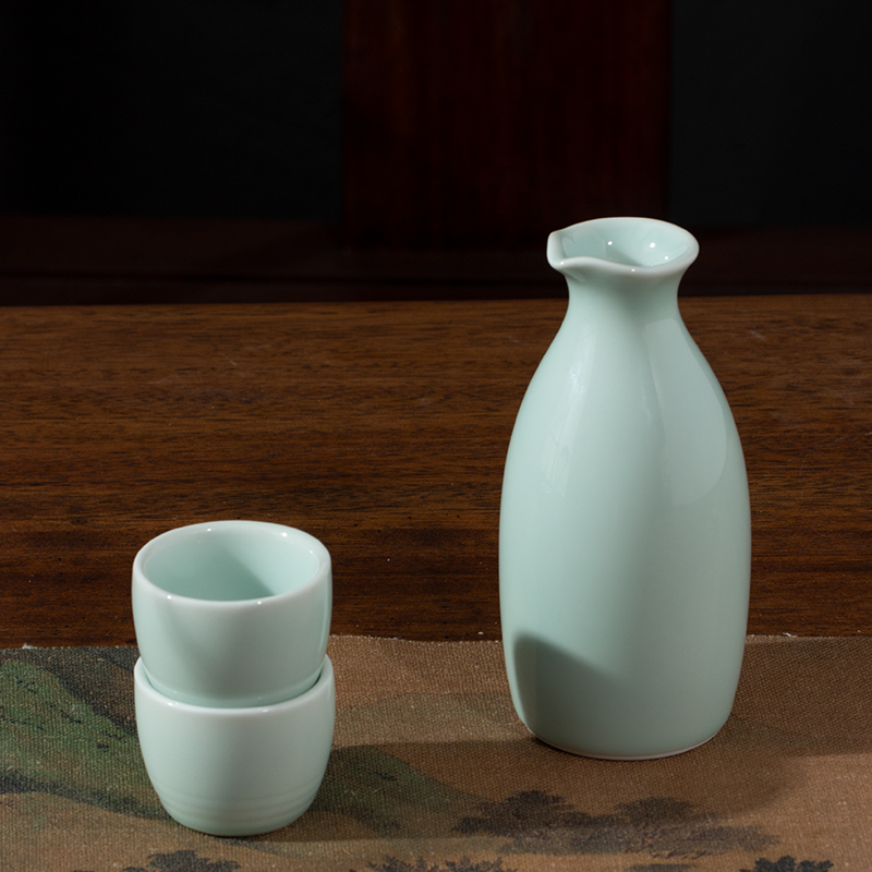 景德镇青瓷小酒杯家用分酒器酒壶