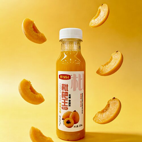 【6瓶新日期】鲜绿园枇杷王低糖0脂肪鲜果生榨瓶装复合果汁300ml