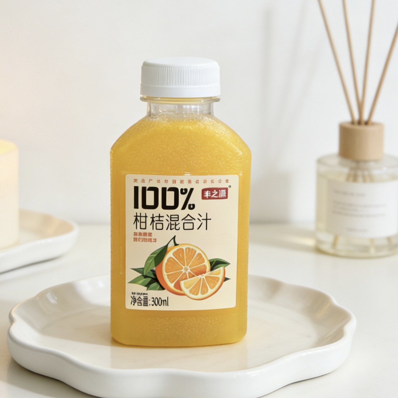 丰之源整箱果汁饮料100桑葚300ml石榴柑桔混合芭乐饮品0脂肪