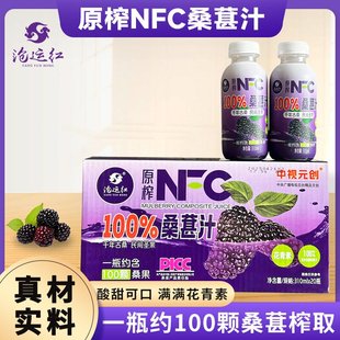 【不加水糖防腐剂】100%NFC滋养黑桑葚原汁鲜果原榨配料干净饮料