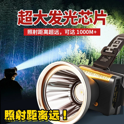 【山拓】S20激光头灯可充电户外远射超长续航手电筒下矿灯钓鱼灯