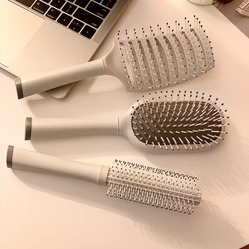 日本进口梳子女士长发卷发棒按摩头皮气垫气囊梳随身便携蓬松神器