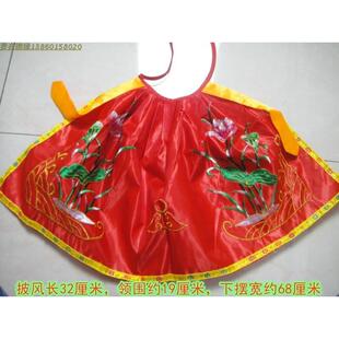 新款 饰竹叶披肩佛 绸缎刺绣30厘米双龙披风双凤凰衣莲花佛像神像装