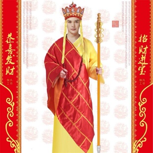 西游记服装全套成人经典款唐僧帽子老款影视服装演出道具袈裟衣服