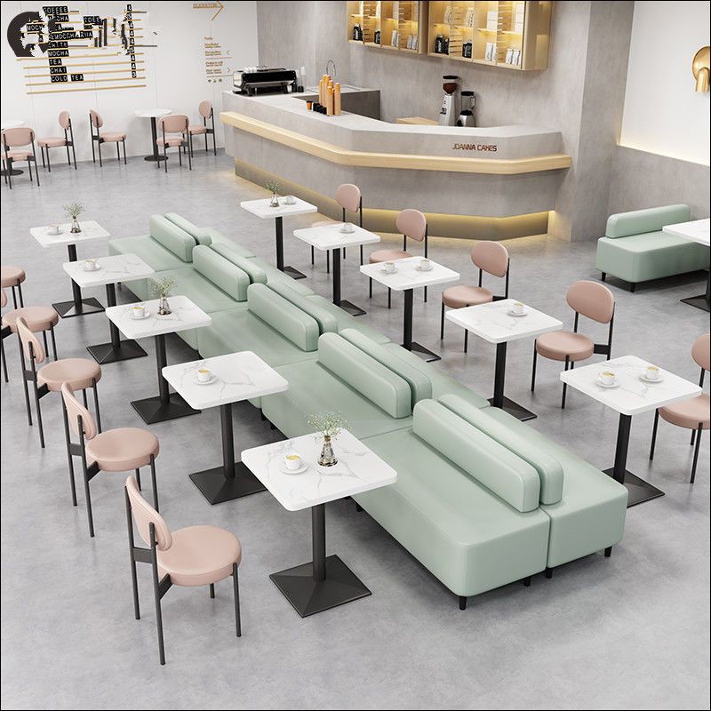 德国定制奶茶店桌椅组合